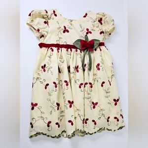 Beautiful Sweet Heart Rose Infant Dress 24M
